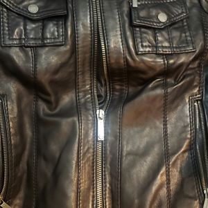 Michael kors leather jacket